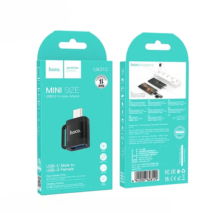 HOCO UA31C Type-C Male to USB Female OTG Adapter USB 3.0