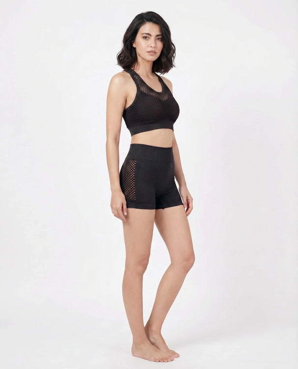 Sajiero Activewear Set - Verde Fit - Black