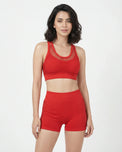 Sajiero Activewear Set - Verde Fit - Red