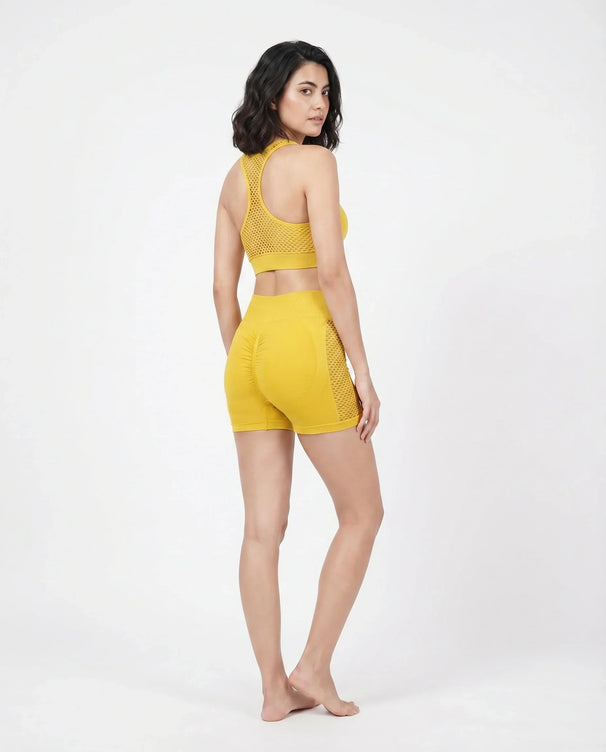 Sajiero Activewear Set - Verde Fit - Yellow