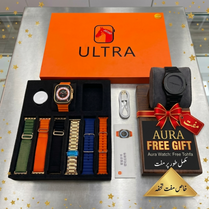 GUS O2 Smart Watch Combo With Free Arabic Aura Watch