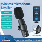 K8 3-in-1 Wireless Lavalier Microphone