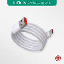 Original Infinix Original Xiaomi Mi 6A Turbo Charger Cable 2 Meter | USB Type-A to Type-C Data Sync | 120W HyperCharge Fast Charging Cord for Mi Redmi