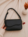 Premium Cherry Frame Shoulder Bag for Women - Stylish Crossbody Handbag with Secure Closure
