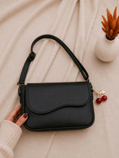 Premium Cherry Frame Shoulder Bag for Women - Stylish Crossbody Handbag with Secure Closure