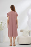 Sajiero 6-Piece Pure Silk Nightwear Set - Marvella Pink