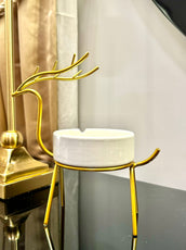 METALLIC GOLDEN STYLE ASH TRAY