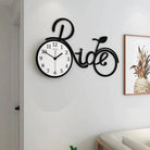 Ride Clock Elegant 3D Artistic Design
