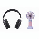 Mini Handheld Fan + M9 Wireless Gaming Headphones Combo Deal | Portable Rechargeable Fan & Bluetooth Gaming Headset