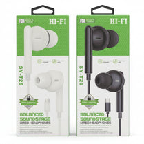 SY-T26 USB Type-C Wired Handsfree Earphones