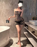 Sajiero Half Body Stocking - Halo Mesh