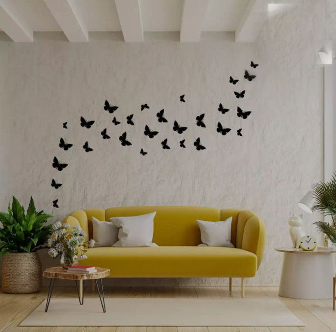 Elegant MDF Butterfly Wall Decor
