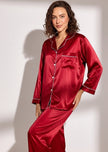 Sajiero Milky 100% Silk Imported Pajama Suit