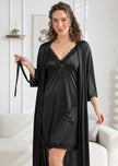 Sajiero Gown Set - Sera Silk - Black