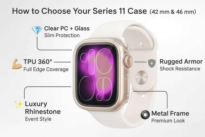 GUS-07 Series 11 AMOLED Smartwatch with 7 Straps