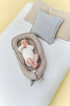 baby nest newborn Baby Lounger, Adjustable Baby Lounger for Newborn 0-24 Months, Breathable & Soft Infant Lounger, Tummy Time Baby Lounger for Home and Travel, Baby Girls & Boys Babies Stuff,