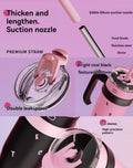 40 oz Tumbler with Handle and Straw Lid, Insulated Reusable Stainless Steel Travel Mug Keeps Drinks Cold up to 24 Hours