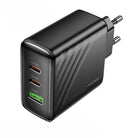 HOCO CS26A 45W 3-Port Fast Wall Charger 2x Type C + USB-A