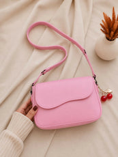 Premium Cherry Frame Shoulder Bag for Women - Stylish Crossbody Handbag with Secure Closure