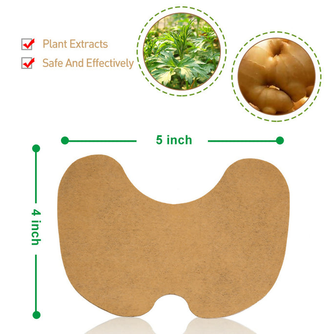 Sumifun Knee Patch 12 Pieces | Chinese Herbal Plaster | Knee & Joint Care Patch | Comfortable External Use