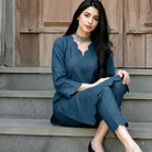 Katan Silk 2 Piece Unstitched Suit Plain Shirt & Trouser-New Design Trendy Party Wear