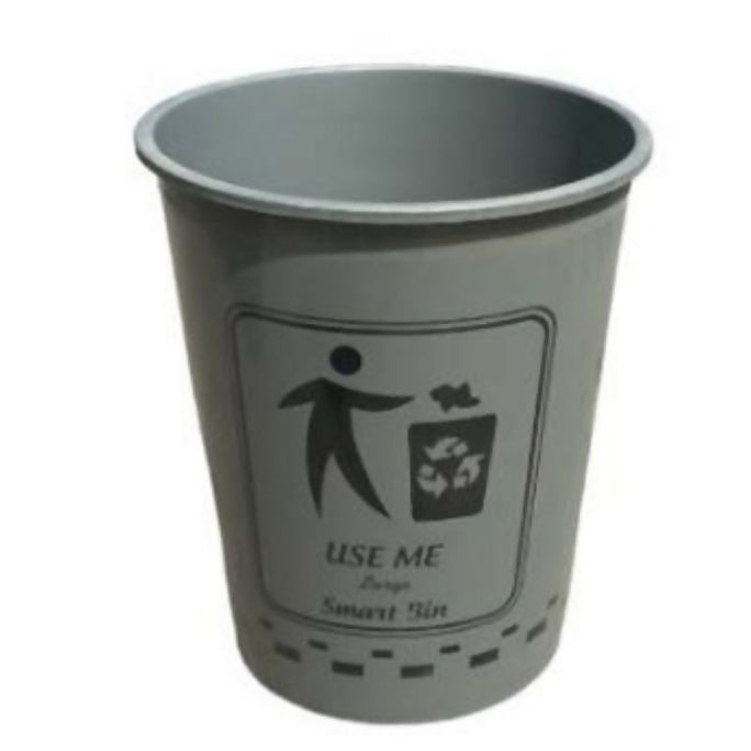 Prince Ware Smart Dust Bin Small Silver Without Lid