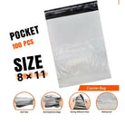 FLYER 6 X 8 SIZE 30 PCS ONLINE PARCEL HIGH QUALITY WITH SIDE POCKET