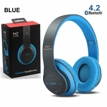ORIGINAL IMPORTED P47 Wireless Bluetooth Head Phones Foldable, Super Bass & Multi-Color Freedom