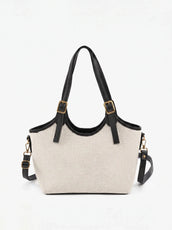 WestStyle - Bucket Canvas Tote Bag for Women in Black