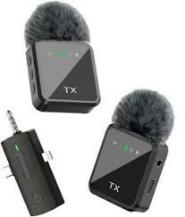 F11 Double MIC ANC + ECHO Mode with Wind Muff Cover. (TypeC + iPhone + Android)