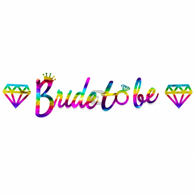 Bride To Be Laser Cut Hanging Banner Decoration