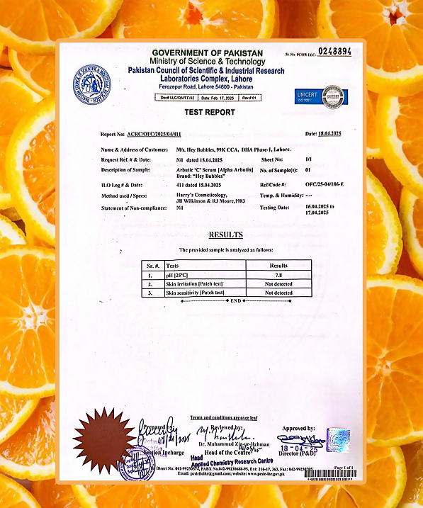 Arbutin C brightening solution