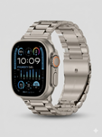 Ultra 3 Smartwatch 7-in-1 Set: Durable Stainless Steel Design, HD Display, Fitness Tracking & 7 Interchangeable Belts and chain walie