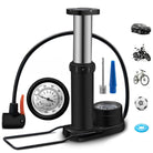 Gauge PUMP Original Portable Mini Foot Air Pump with Pressure Gauge