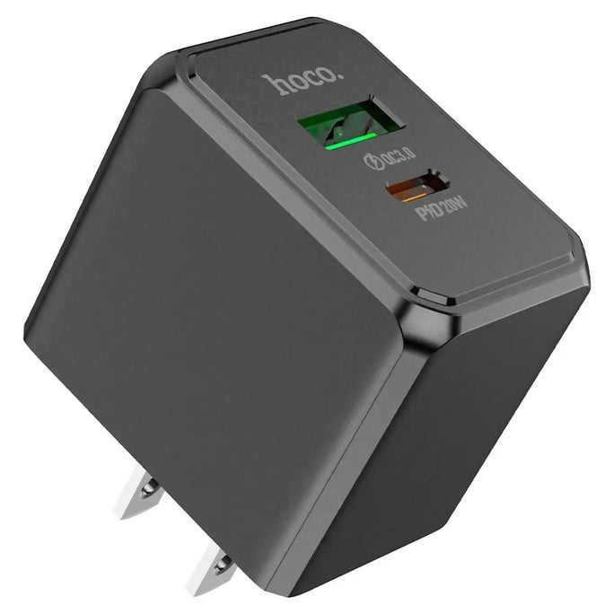 HOCO CS14 Ocean PD 20W Dual Port Fast Wall Charger Type C QC3.0