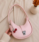Half Moon Shoulder Bag for Women - Premium Textured Hobo Handbag for Everyday Style
