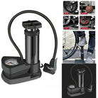 Gauge PUMP Original Portable Mini Foot Air Pump with Pressure Gauge