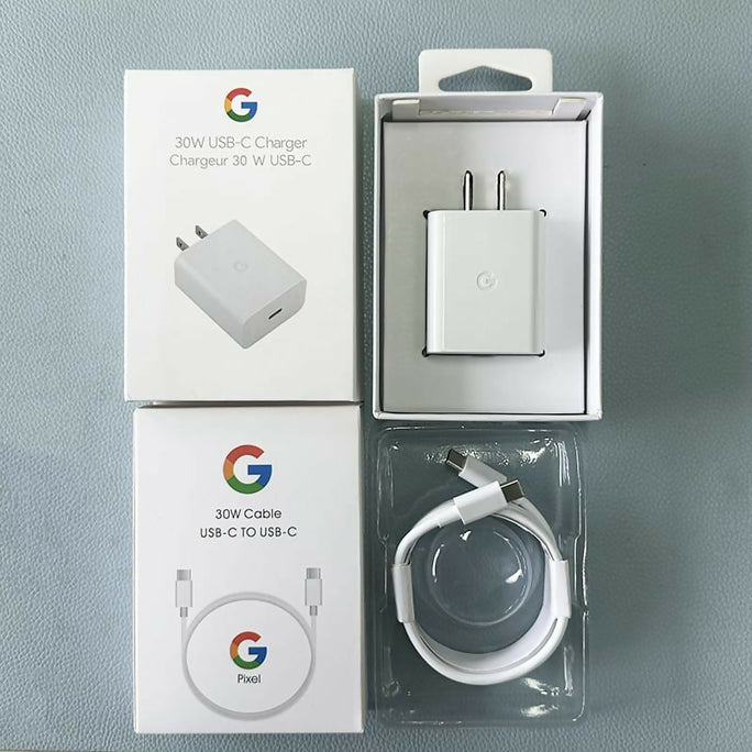 Google Pixel 30W USB-C Fast Charger with Cable (Model G9BR1)