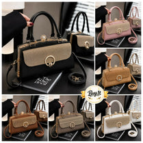 Chic Rhinestone Flap Medium Frame Handbag for Women & Girls - PU Leather Shoulder Bag with Top Clasp