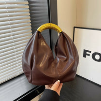 Stylish Bucket Leather Crossbody Bag for Women