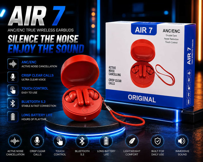 Air 7 True Wireless Earbuds with ANC/ENC