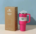 Premium Stanley Quencher H2.O flowstate Stainless Steel 40 Oz insulated Cup, Tumbler, keep Drink hot and cold for certain hours
