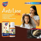 Anti Lice Oil – Chemical-Free Organic Hair Treatment for Lice & Itchy Scalp (60ml)