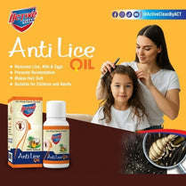 Anti Lice Oil – Chemical-Free Organic Hair Treatment for Lice & Itchy Scalp (60ml)