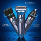 Kemei KM-6330 3 in 1 Professional Grooming Kit For Men