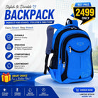 STYLISH BLUE BACKPACK