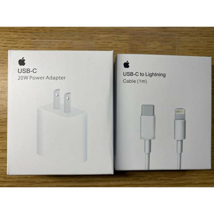 Original Apple 20watt/ USB-C to USB-C Fast Charging Cable & Power Adapter | PD Charger | Type C Data Sync Cable for iPhone 15, MacBook, iPad Pro, Samsung & All Type-C Devices (1m/2m)