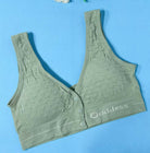 Bra for Women & Girls | Ladies Front Button Seamless Sports Bra | Soft Padded Wireless Bralette | Stretchable Comfortable Everyday Bra | Women's Innerwear