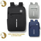 HP Original Premium Laptop Backpack | Water Resistant Shockproof Anti-Theft Business Travel Laptop Bag with USB Charging Port | Fits 14", 15", 15.6", 16" & 17" Inch Laptops Office, College, School, University & Travel | Black