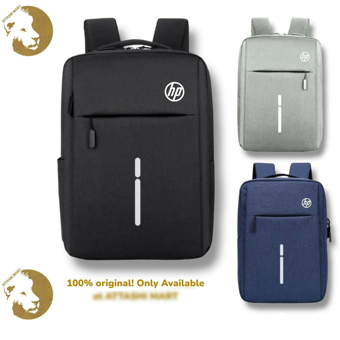 HP Original Premium Laptop Backpack | Water Resistant Shockproof Anti-Theft Business Travel Laptop Bag with USB Charging Port | Fits 14", 15", 15.6", 16" & 17" Inch Laptops Office, College, School, University & Travel | Black